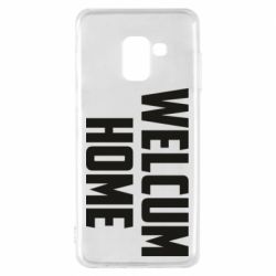 Чехол для Samsung A8 2018 Welcum Home - PrintSalon
