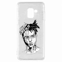 Чехол для Samsung A8 2018 XXXTentacion Monochrome Art - PrintSalon