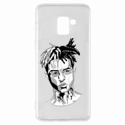 Чехол для Samsung A8+ 2018 XXXTentacion Monochrome Art - PrintSalon