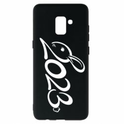 Чехол для Samsung A8+ 2018 Заяц 2023 - PrintSalon