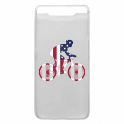 Чехол для Samsung A80 American cyclist - PrintSalon