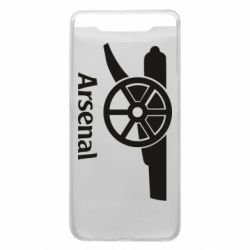 Чехол для Samsung A80 Arsenal simple logo - PrintSalon