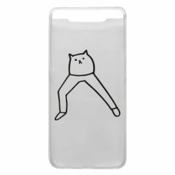 Чехол для Samsung A80 Cat in pants - PrintSalon