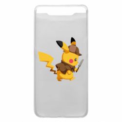 Чехол для Samsung A80 Cute Detective Pikachu