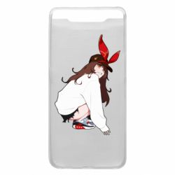 Чехол для Samsung A80 Genshin Impact Amber - PrintSalon