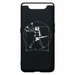 Чехол для Samsung A80 Guitarist Da Vinci - PrintSalon