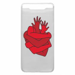 Чехол для Samsung A80 Heart out of hands - PrintSalon