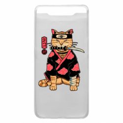 Чехол для Samsung A80 Japanese Akatsuki cat - PrintSalon