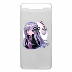Чехол для Samsung A80 Kyoko Kirigiri glitch art - PrintSalon