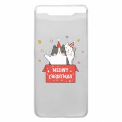 Чехол для Samsung A80 Meowy Christmas ( present box ) - PrintSalon