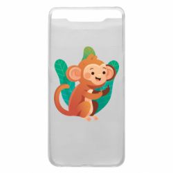 Чехол для Samsung A80 Monkey. Fuck You - PrintSalon