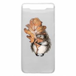 Чехол для Samsung A80 Осенний ежик - PrintSalon