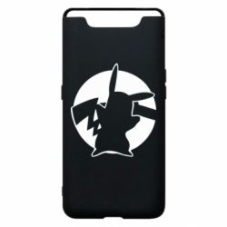 Чехол для Samsung A80 Pikachu silhouette - PrintSalon