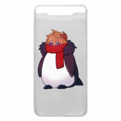 Чехол для Samsung A80 Пингвин Чайльд - PrintSalon