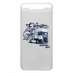 Чехол для Samsung A80 Scania watercolor art - PrintSalon