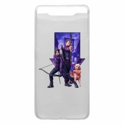 Чехол для Samsung A80 Соколиный глаз и Кейт Бишоп - PrintSalon