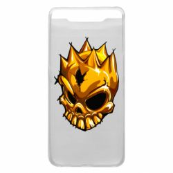 Чехол для Samsung A80 Standoff - Gold Skull - PrintSalon