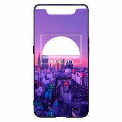 Чохол для Samsung A80 Sunset city - PrintSalon