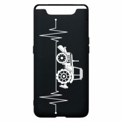 Чехол для Samsung A80 Трактор импульс - PrintSalon