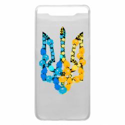 Чохол для Samsung A80 Тризуб квіти Україна - PrintSalon