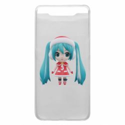 Чехол для Samsung A80 Winter Hatsune Miku