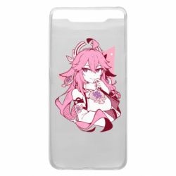 Чехол для Samsung A80 Yae Miko portrait - PrintSalon