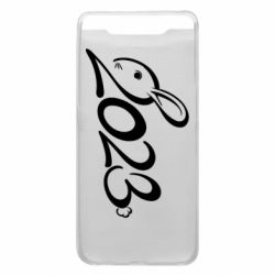 Чехол для Samsung A80 Заяц 2023 - PrintSalon