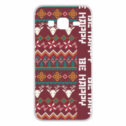 Чохол для Samsung J3 2016 Be Happy - Deers Pattern - PrintSalon