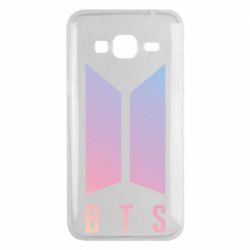 Чехол для Samsung J3 2016 BTS gradient logo - PrintSalon