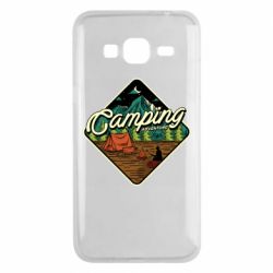 Чехол для Samsung J3 2016 Camping and forest - PrintSalon