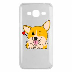Чехол для Samsung J3 2016 Cute Corgi Puppy - PrintSalon