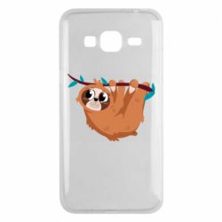Чехол для Samsung J3 2016 Cute sloth - PrintSalon