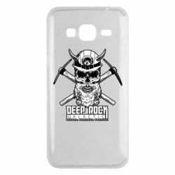 Чехол для Samsung J3 2016 Deep Rock Galactic skull - PrintSalon