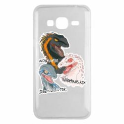 Чохол для Samsung J3 2016 Динозаври. Світ Юрського періоду-PrintSalon Чохол для Samsung J3 2016 Динозаври. Світ Юрського періоду
