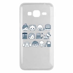 Чехол для Samsung J3 2016 Doctor who icons - PrintSalon
