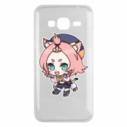 Чехол для Samsung J3 2016 Genshin Impact chibi Diona - PrintSalon