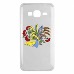Чохол для Samsung J3 2016 Герб колоски і калина - PrintSalon