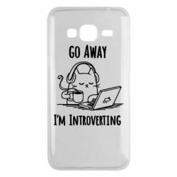 Чехол для Samsung J3 2016 Go away i'm introverting - PrintSalon