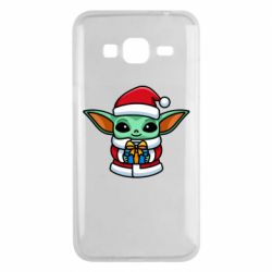 Чехол для Samsung J3 2016 Grogu Santa Claus - PrintSalon