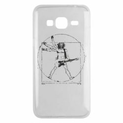 Чехол для Samsung J3 2016 Guitarist Da Vinci - PrintSalon