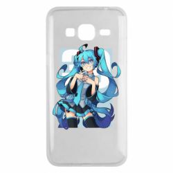 Чехол для Samsung J3 2016 Hatsune Miku art - PrintSalon