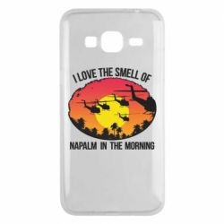 Чехол для Samsung J3 2016 I love the smell napalm, in the morning - PrintSalon
