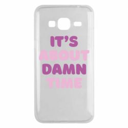 Чехол для Samsung J3 2016 It's About Damn Time - PrintSalon