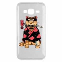Чехол для Samsung J3 2016 Japanese Akatsuki cat - PrintSalon
