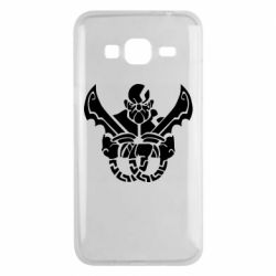 Чехол для Samsung J3 2016 Kratos silhouette - PrintSalon