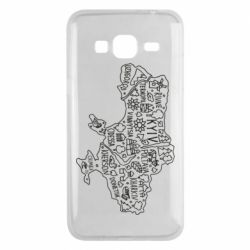 Чехол для Samsung J3 2016 Map Ukraine