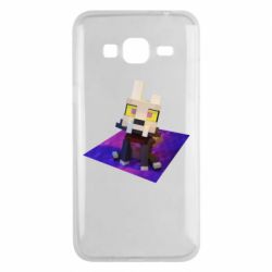 Чехол для Samsung J3 2016 Minecraft King - PrintSalon