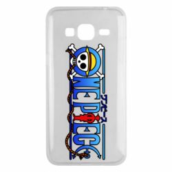 Чехол для Samsung J3 2016 One Piece Logo Skull - PrintSalon