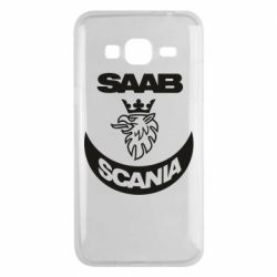 Чехол для Samsung J3 2016 Scania SAAB logo - PrintSalon