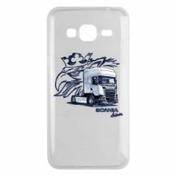 Чехол для Samsung J3 2016 Scania watercolor art - PrintSalon